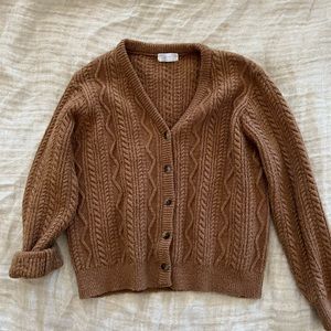 Oak + Fort cardigan sweater.